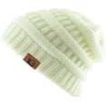 thumbnail image 2 of Cable Knit Beanie Thick Soft Warm Chunky Beanie Hat For Men &amp; Women, 2 of 3