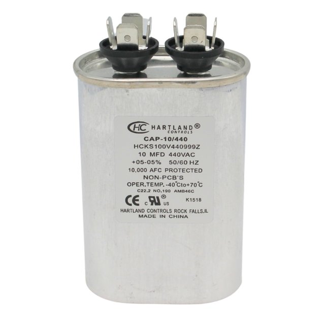 Condensador HVAC Genius 10uF ± 5% 370VAC/440VAC para AC