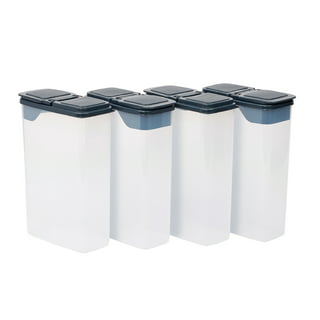Mainstays Bulk Canister Holds 46 Cups - Dark Gray Lid and Handle, Food  Storage Container (1 Each) 11.55 x 7.8 x 13.25