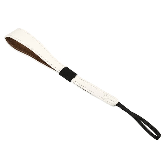 Uxcell Camera Wrist Straps, PU Leather Adjustable Hand Wristlet Strap Lanyards String, White