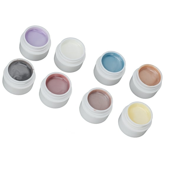 Nail Art Polish Cream, Easy Apply Pearly Shell Grain Shiny Effect Glitter Nail Gel Cream For Home Use