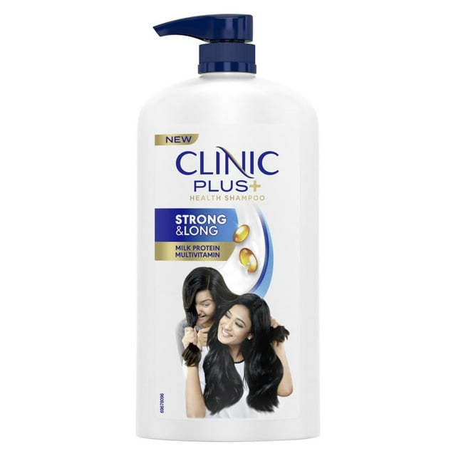 CLINIC PLUS Strong & LongMilk Proteins & Multivitamins Shampoo, 1L
