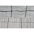 thumbnail image 4 of Taran Designs 8' x 10' Abstract Wool Area Rug in White/Dark Gray, 4 of 4