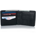 thumbnail image 2 of Alpine Swiss RFID Safe Mens Leather Wallet Deluxe Capacity Coin Pocket Bifold, 2 of 5