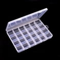 thumbnail image 1 of Agiferg Plastic 24 Slots Adjustable Jewelry Storage Box Case Craft Organizer Beads, 1 of 5
