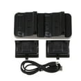 thumbnail image 1 of maskred For One S Dual Charging Dock Battery 2 Extra Black Packs + Base Station Style A 1Set, 1 of 6