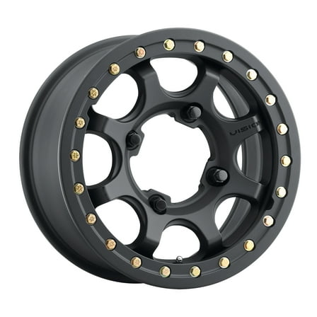 15x6 Vision 351 Flow Satin Black UTV BEADLOCK Wheel 4x137 (50.6mm)