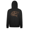 thumbnail image 3 of Men's-Levelwear  Black Columbus Blue Jackets Pullover Hoodie, 3 of 3