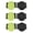 Image color-3Pairs, variant on Flat Foot Arch Support Bandage, High Elasticity Foot Pad for Pain Relief,1/3Pair
