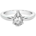 thumbnail image 3 of 1 Carat IGI Certified Pear Shape Lab Grown Diamond Engagement Ring | 14K White Gold | Azalea Classic Solitaire Diamond Ring | FG-VS1-VS2 Quality Friendly Diamonds, 3 of 5
