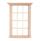 thumbnail image 1 of 3 Pcs White Toos Modern Dollhouse Accessories Miniature Dollhouse Window Model Unpainted Fairy House Window, 1 of 5