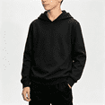 thumbnail image 2 of ABSUYY Toddler Boys Girls Soft Pullover Hoodie,Black Long Sleeve Sweatshirt, Size 2-3T, 2 of 9