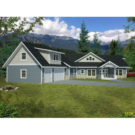 001-3528: Northwest Ranch 3 Bed 3 Bath Luxury Home Plan 3658 Sq Ft: Full Blueprints with License to Build by Home Plan Marketplace – Lesuto 001-3528: Northwest Ranch 3 Bed 3 Bath Luxury Home Plan 3658 Sq Ft: Full Blueprints with License to Build by Home Plan Marketplace – Lesuto