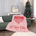 thumbnail image 2 of LHSHID Christmas Birthday Gifts for Mom Wrap Love Around Mom Mom Anniversary Christmas Birthday Gifts from Daughter Son Presents for Mother I Love You Mom Blanket 60x80in, 2 of 3