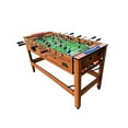 thumbnail image 1 of KICK Twain 48" 2-in-1 Multi Game Table (Brown), 1 of 7