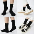 thumbnail image 5 of 6Pairs Women's Thin Cotton Socks, Soft Cotton Bootie Socks Women Above Ankle Crew Socks, 5 of 5