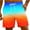 Multicolor#03, variant on Mens Swim Trunks Fashion Summer Oversized Printed Quarter Pants Beach Shorts Sports Casual Pants