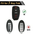 thumbnail image 6 of Unique Bargains Black Red Silicone Car Key Case for Audi A1/ for Audi A3/ for Audi A4/ for Audi A6/ for Audi Q3 - 3 Buttons Remote Control Key Fob Case, 6 of 6