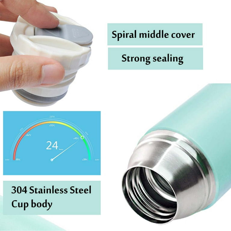 Stainless Steel Insulation Water Bottle with Plastic Lid Work