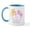 White/Blue Inside, variant on CafePress - Easter Bunny Mug - 11 oz Ceramic Mug - Novelty Coffee Tea Cup