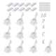 thumbnail image 3 of Cerraduras para gabinetes a prueba de niños, paquete de 10 pestillos adhesivos para cajones para seguridad de bebés, fácil instalación, color blanco, 3 of 8