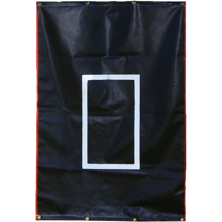 Cimarron Sports - Baseball Softball Batting Cage Net Target Vinyl Backstop Only - Black