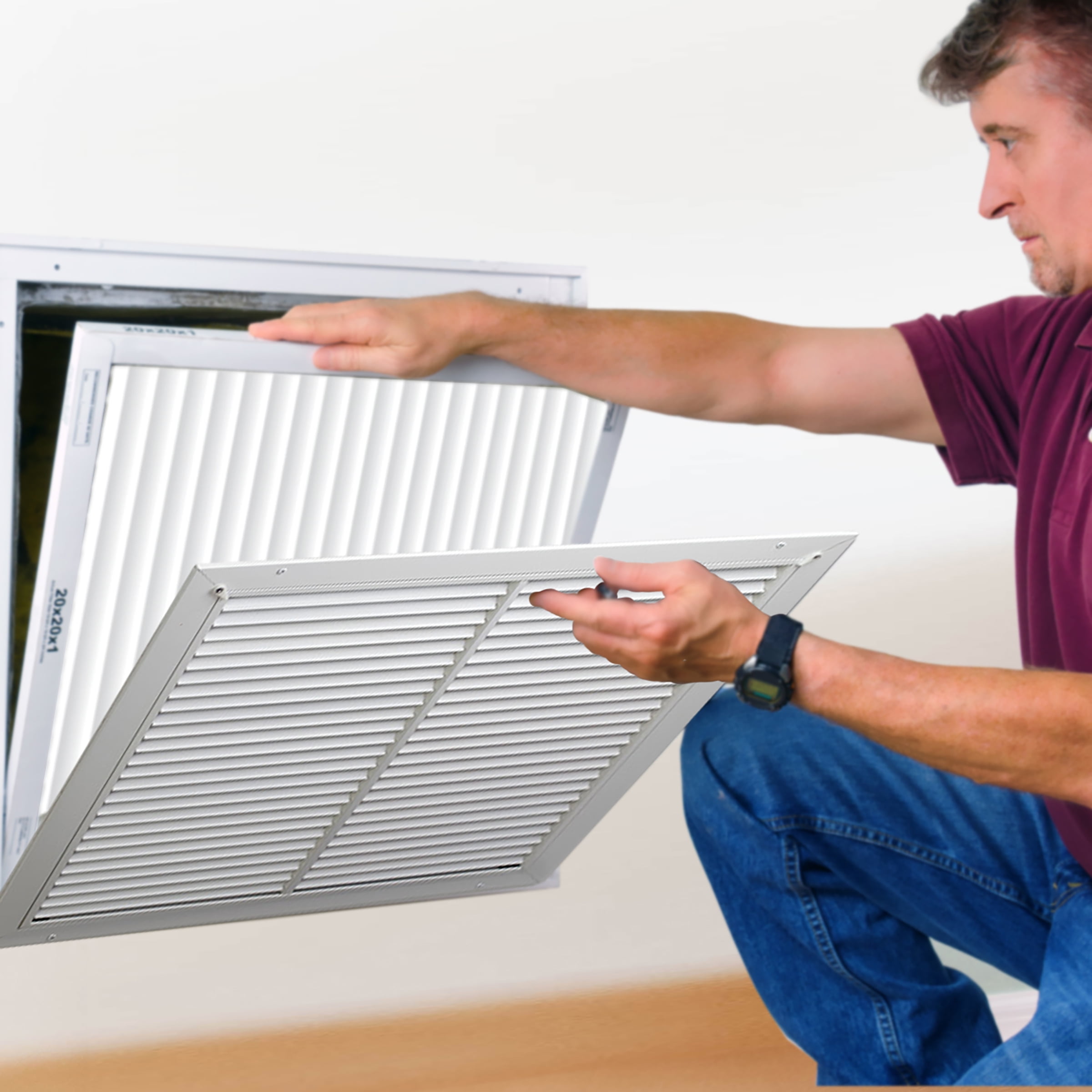 Honeywell 14x20x1 air filter outlet