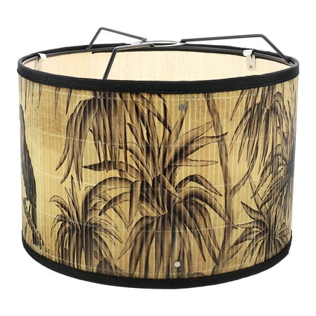 

Etereauty Lamp Shade Light Cover Shades Lampshade Drum Chandelier Table Ceiling Wall Pendant Bulb Barrel Floor Cage Rattan Lamps