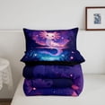 thumbnail image 5 of Manfei Funny Salamander King Size Comforter Sets,Aquatic Amphibian Axolotl Print Comforters King Size,Black Reversible,3pcs,1 Comforter and 2 Pillowcases, 5 of 7