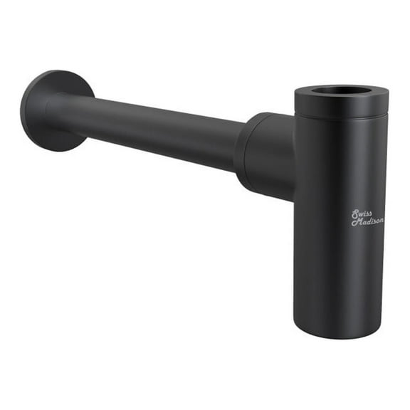 Bottle Trap Drain, Matte Black