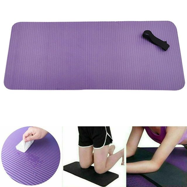 Yoga antideslizante Codo Mat Rodillera Cojín Grueso Ejercicio Pilates Púrpura shamjiam rodilleras de yoga