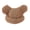 Khaki, variant on Stretchy Cotton Doll Hat Handmade Cap With Soft Yarn For 10CM Plush Cotton Doll Warm Dolls Dressingup Accessories