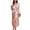 Pink, variant on Lindreshi Robes for Women Clearance Fashion Women Solid Long Sleeve V-Neck Sashes Pokets Bandage Dress Nightgowns