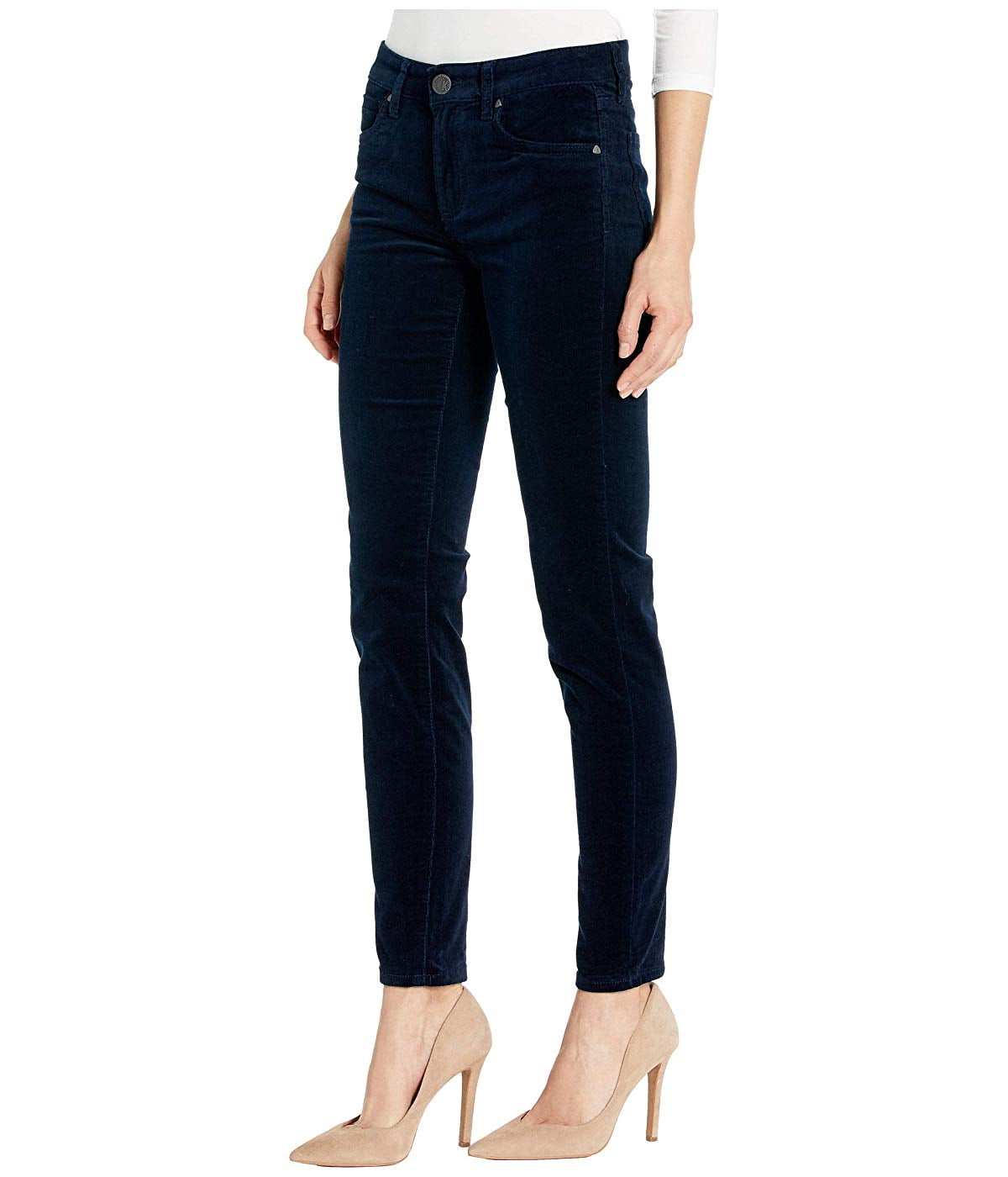 KUT from the Kloth Diana Skinny Corduroy Navy - Walmart.com