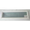Transom Window 10" x 36" Double Pane Tempered Low-E Glass PVC Frame