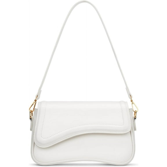 Lohol Shoulder Bag for Women Small Clutch Purses Cute Hobo Handbag Trendy Underarm Bag(Beige)