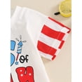 thumbnail image 6 of Zehjuhan 4th Of July Newborn Baby Girl Boy Rompers Stripes Star Print Short Sleeve Bodysuit Infant Short Jumpsuit For Independence Day, 6 of 8