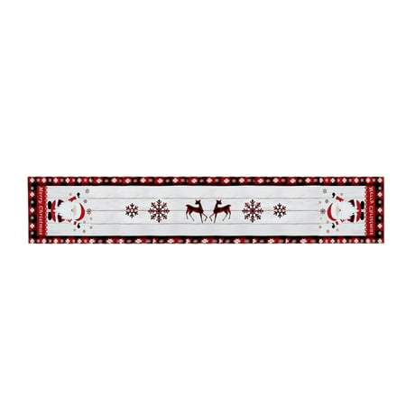 

Yubnlvae Hangs Decorated Table Flags For Christmas Family Gatherings Retro Kitchen Table Decoration Interior Outdoor A