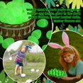 thumbnail image 5 of Leyndo 100 Pcs Glow in the Dark Easter Eggs 2.5 Inch Glow Easter Eggs Bulk Kids Glow in the Dark Party Supplies Easter Basket Stuffers Gifts Easter Night Eggs for Filling Candy Treats for Easter, 5 of 7