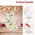 thumbnail image 4 of Bingfone Cute Frog Print Personalized Christmas Stocking - Snowman Design Large 18 inch,Family Holiday Season Decor, 4 of 8