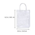 thumbnail image 4 of JUNWELL Petits Sacs Cadeaux Transparents avec Poignées (Lot de 6), 4 of 10