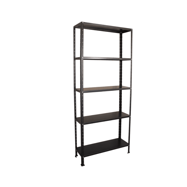 Estante Organizador ADF Estantería Anaquel Metálico Ajustable 190x84x30 cm Multiusos Color Negro