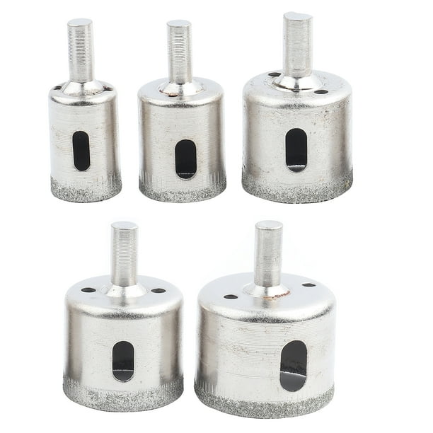 Herramientas de perforación Nikou 5 piezas de brocas de diamante para perforar baldosas