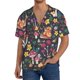 thumbnail image 1 of Fotbe Mushrooms Snails Butterflies Camisa Estampada de Manga Corta para Hombre, Casual de Verano, Estilo Playero, Sin Arrugas-Large, 1 of 5