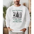 thumbnail image 3 of Funny Deck These Halls Sweatshirt for Women and Men Trendy Christmas Sweater White Sweatshirt Adult Medium, 3 of 4