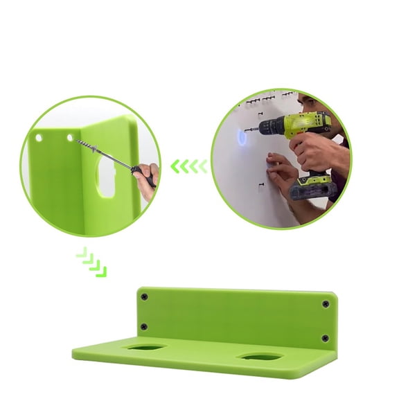 2Pack Battery Holder 18V Battery Storage Holder Fit For One P102 P103 Organizer Fangkenuo