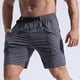 thumbnail image 4 of pstuiky Abreviatura para hombres, Pantalones cortos deportivos casuales de moda para hombre, con bolsillos laterales elásticos y cintura media. Pantalones cortos de baloncesto, 4 of 5