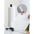 thumbnail image 3 of Soporte para toallas de papel con ventosa, fácil de rasgar con una mano, base estable, material de aluminio, 35 cm para uso en cocina y restaurante, 3 of 5