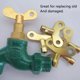 thumbnail image 5 of Llave para agua del grifo, 10 piezas, llave para radiador, llave de purga de radiador sólida, llave para radiador de apertura cuadrada, reloj de hardware, fácil de agarrar para tornillo de válvula, 5 of 7