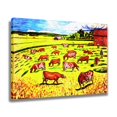 thumbnail image 2 of Póster de lienzo de ganado en los valles, decoración de dormitorio, paisaje deportivo, decoración de oficina, regalo, estilo marco, 12 x 18 pulgadas (30 x 45 cm), 2 of 8